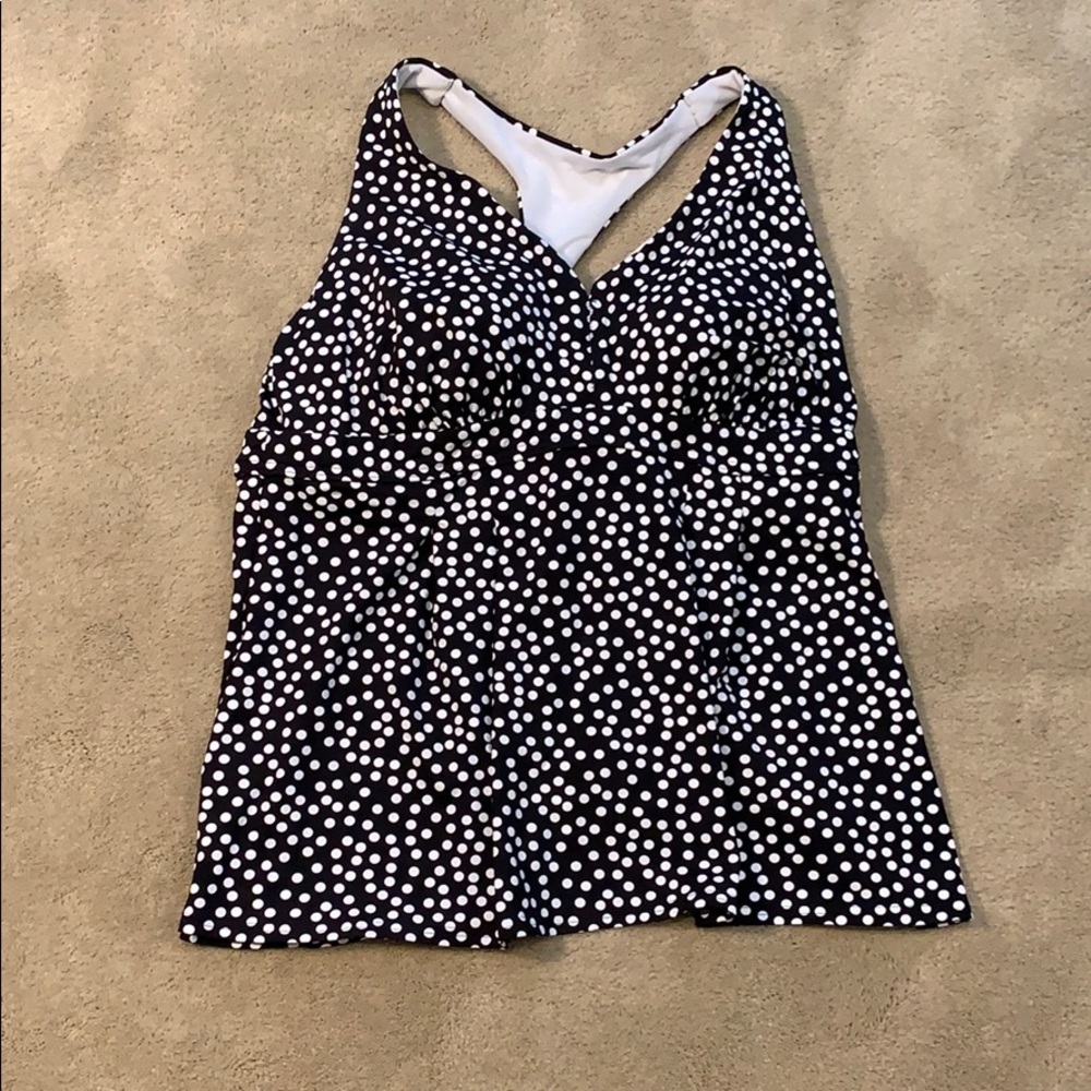 Lands’ End 14W racerback tankini top